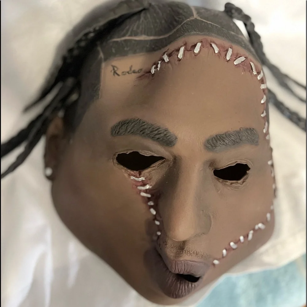 Travis Scott Tan and Black Mask